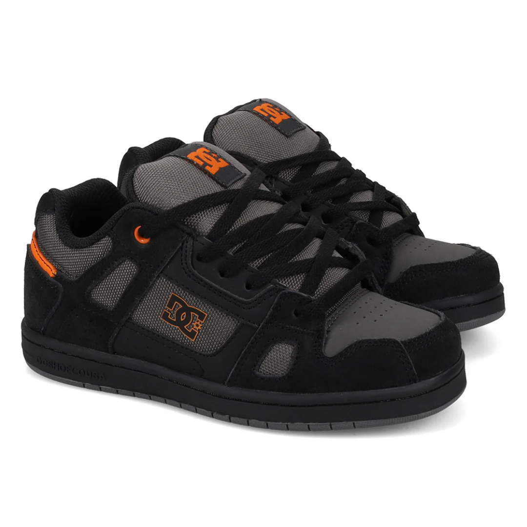 DC Youth Stag Shoes - Dark Grey/Grey