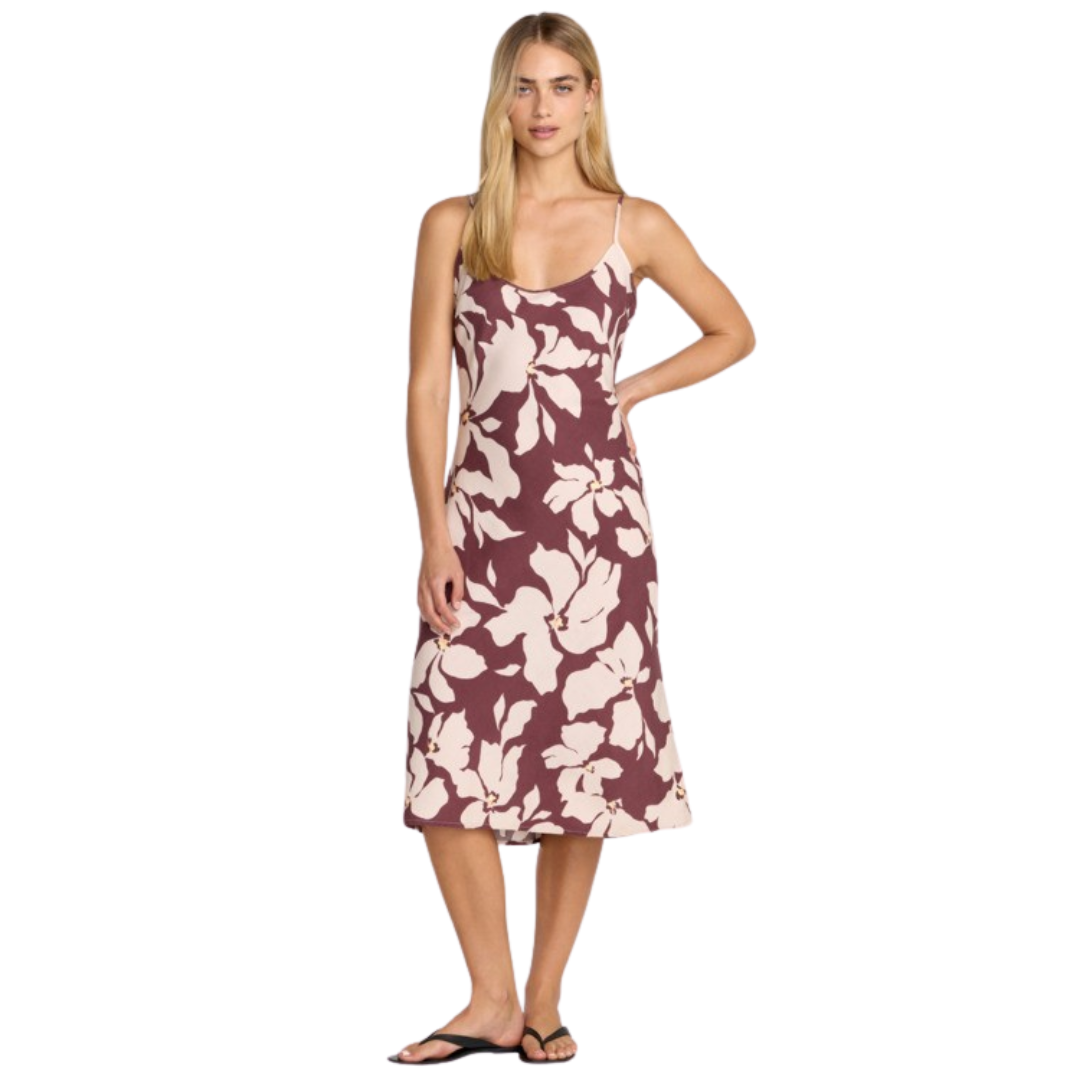 RVCA RVCA Women's Let's Dance Slip Dress - Terra Brown Terra Brown