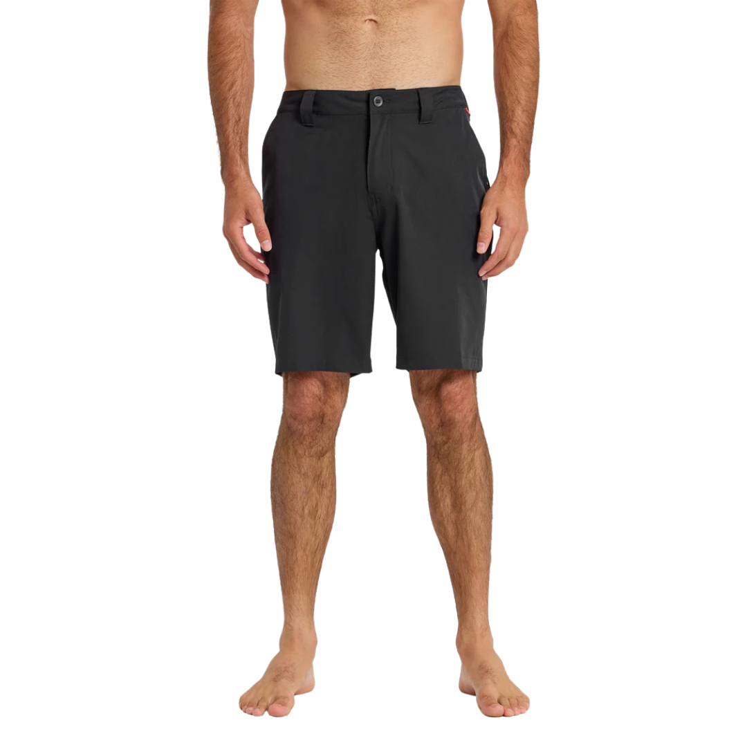 Quiksilver Quiksilver Men's Union Amphibian 20" Hybrid Shorts Black 30 Mens Hybrid Land and Sea Shorts