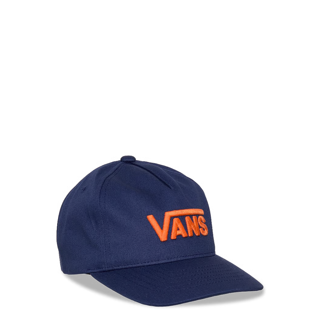 Van's Van's Boy's Drop V Logo Snapback - Deep Indigo Deep Indigo OS Youth Boys Hats 8 to 14 years