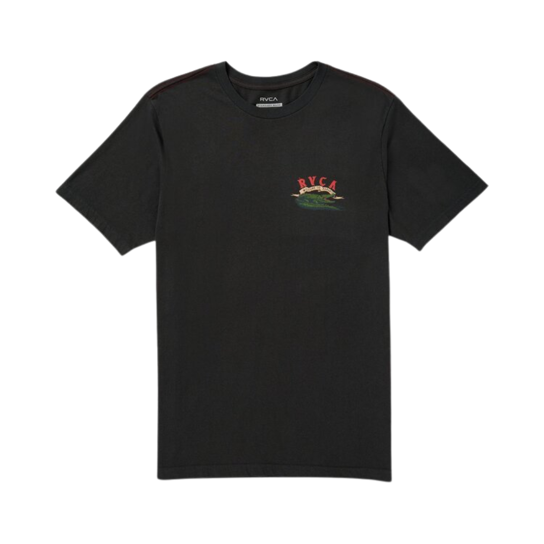 RVCA RVCA Men's Welcome To RVCA SS Tee Pirate Black S Mens T-Shirts