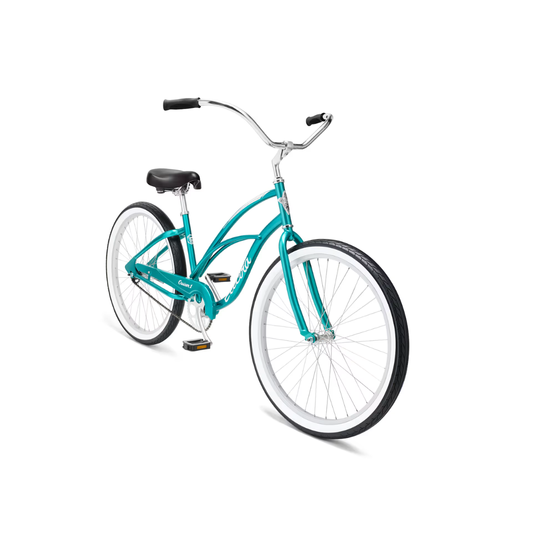 Electra Electra Cruiser 1 Step-Thru - Green Metallic Green Metallic 26" Bike Womens Cruiser
