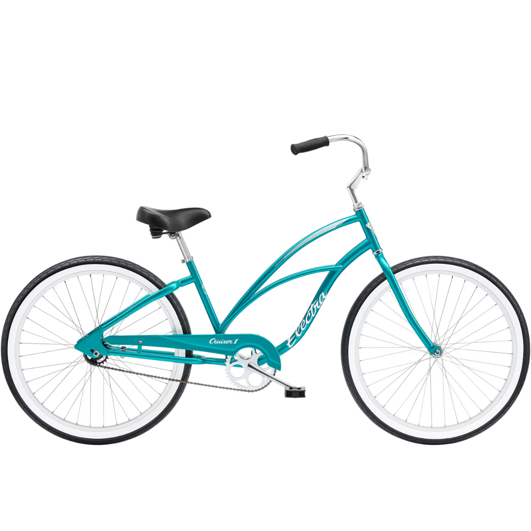 Electra Electra Cruiser 1 Step-Thru - Green Metallic Green Metallic 26" Bike Womens Cruiser