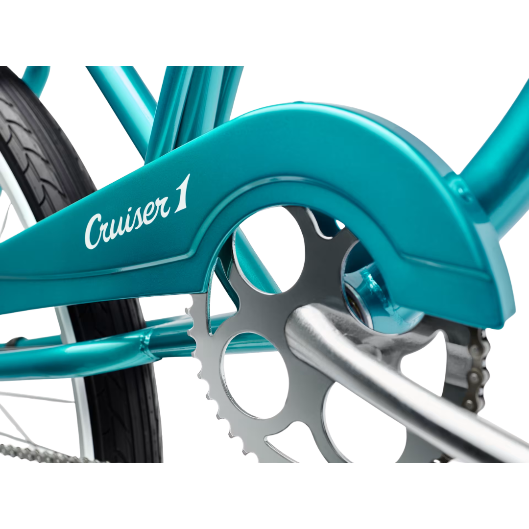 Electra Electra Cruiser 1 Step-Thru - Green Metallic Green Metallic 26" Bike Womens Cruiser