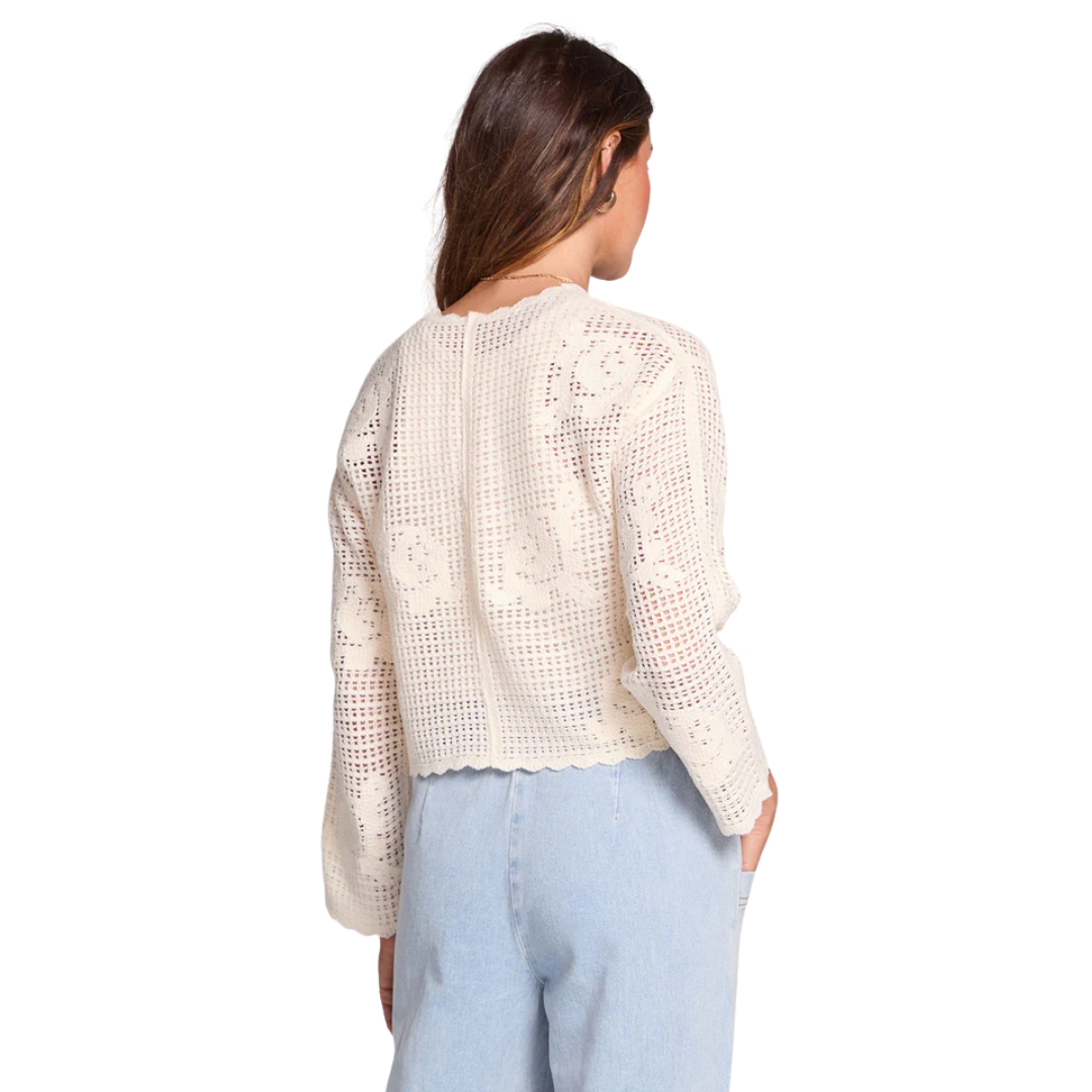Saltwater Luxe Saltwater Luxe Women's Debb Sweater - Ecru Ecru S Womens Sweaters