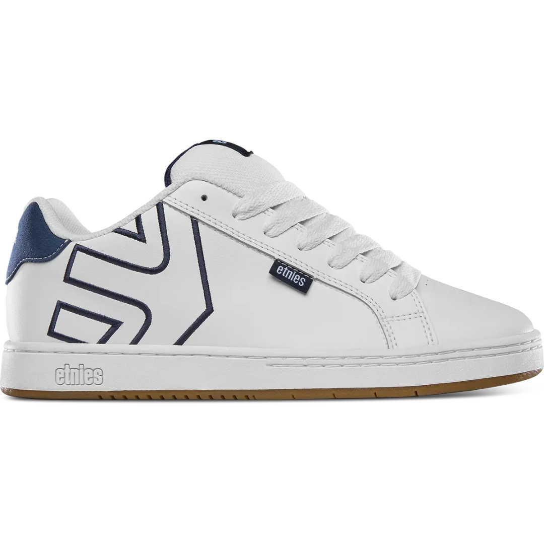 etnies Etnies Men's Fader Skate Shoes - White/Navy White/Navy 10.5 Mens Skate Shoes 6 to 18