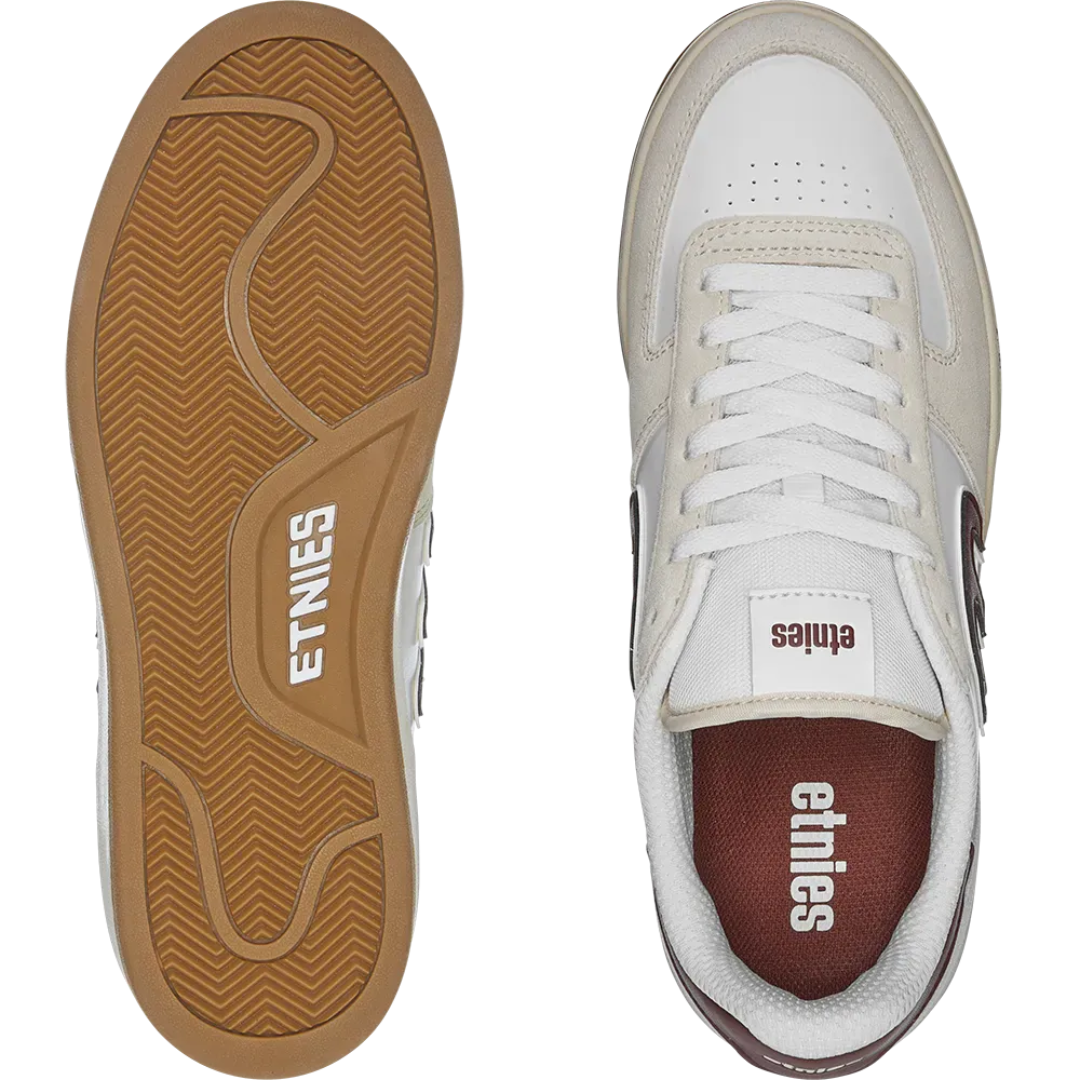 etnies Etnies Men's Emerson Skate Shoes - Tan/White Tan/White 9 Mens Skate Shoes 6 to 18