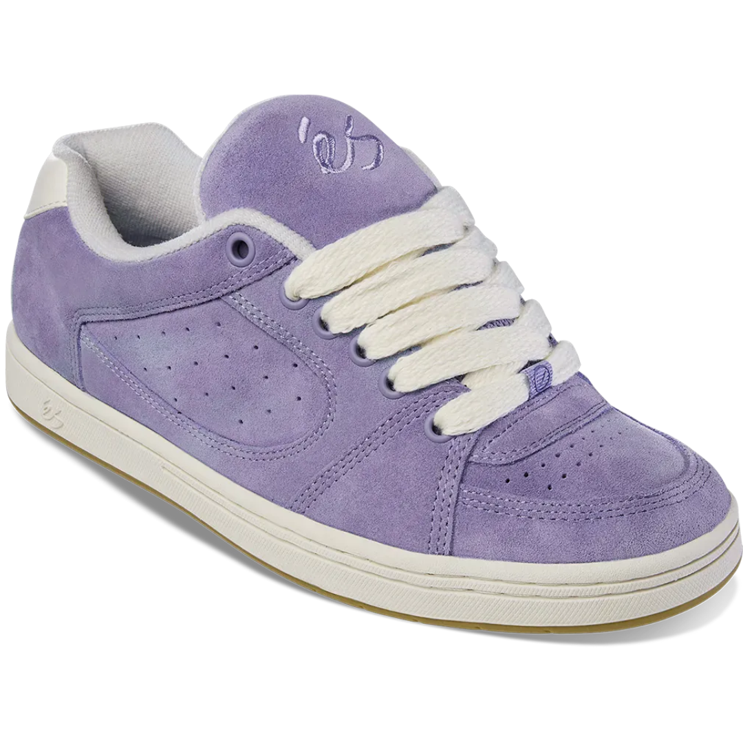 eS ES Men's Accel Skate Shoes - Lavendar Lavendar 5 Mens Skate Shoes 6 to 18