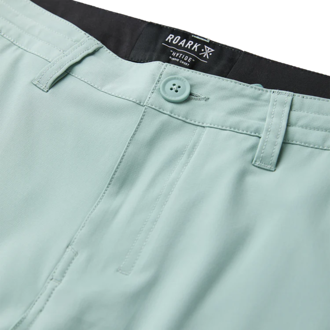 Roark Revival Roark Revival Hytide Hybrid Short Hazy Blue 30 Mens Hybrid Land and Sea Shorts
