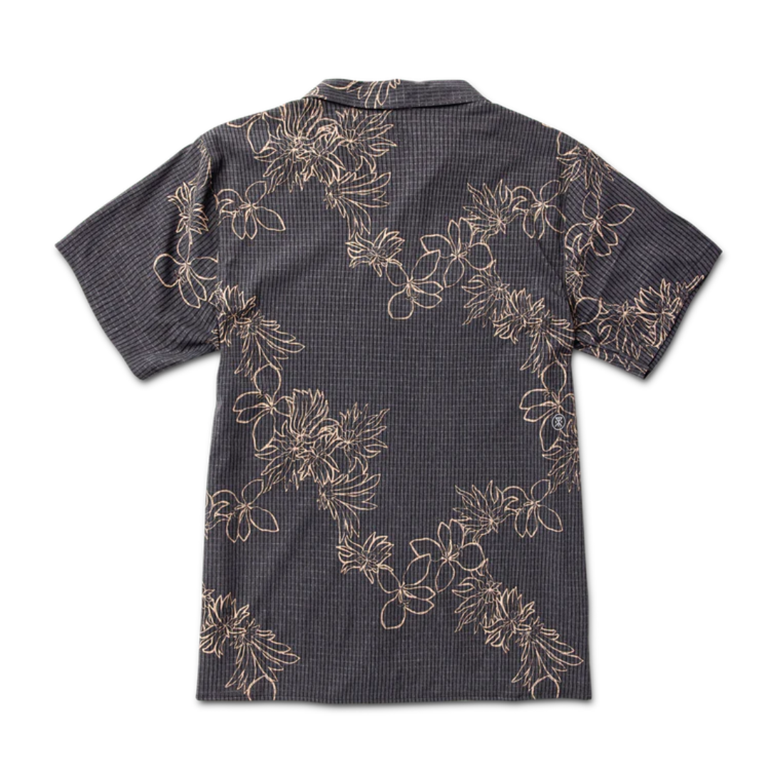 Roark Revival Roark Revival Men's Bless Up Trial Woven ONYX FLORAL M Mens Button Up Short Sleeve Shirts