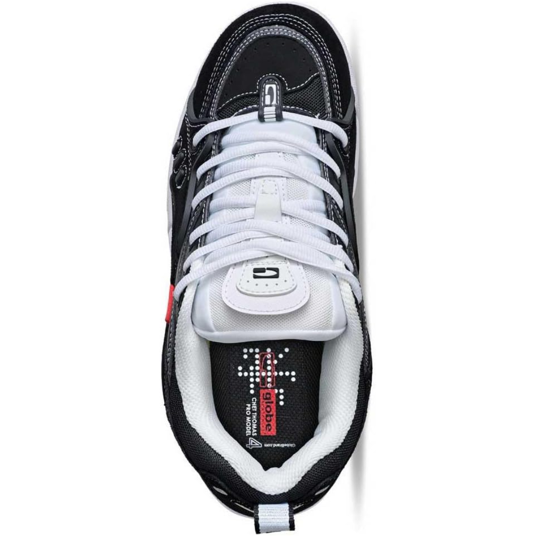 Globe Globe Men's CT-4 Skate Shoes - Black/White Black/White 9 Mens Skate Shoes 6 to 18