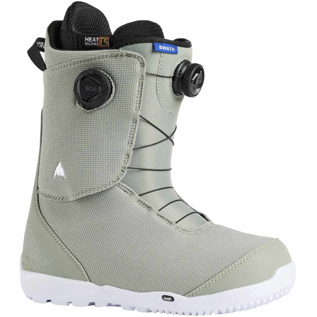 Burton Burton - Men's Swath BOA® Snowboard Boots - Talc Green Talc Green 9 Mens Snowboard Boa Boots 6 to 15 US Mens size