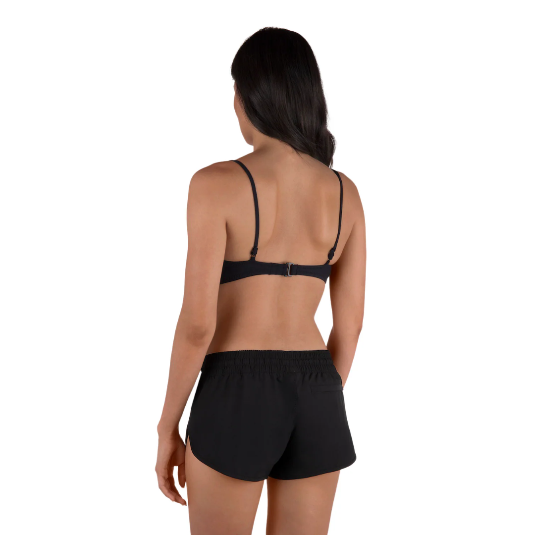 Hurley Hurley Phantom Solid 2.5 Inch Boardshort - Black Black XS Womens Board shorts