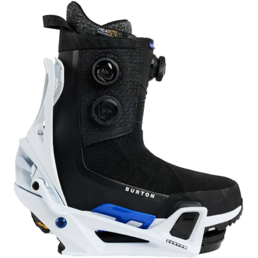 Burton Men's Step On® Genesis Re:Flex Snowboard Bindings - White White S Mens Snowboard Bindings