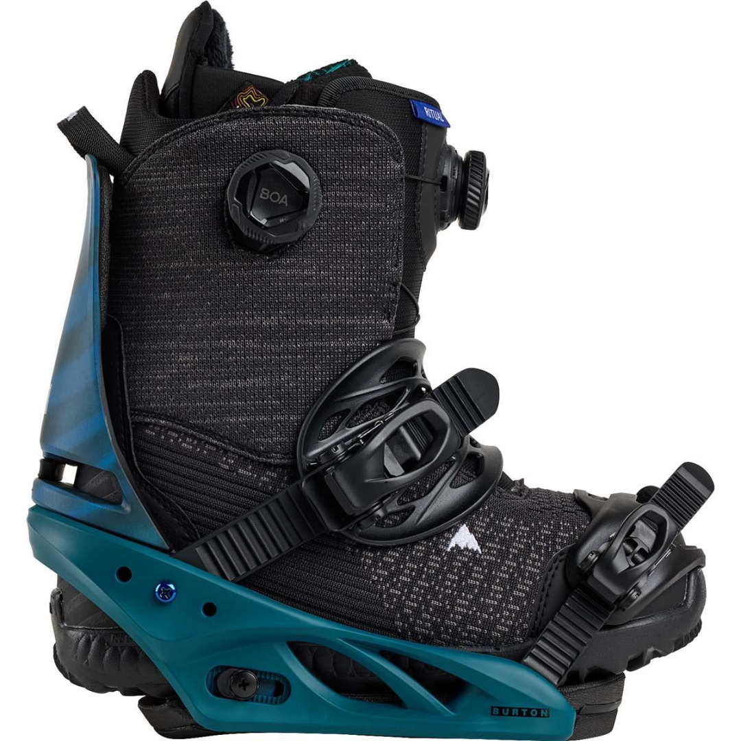 Burton Burton - Women's Lexa Re:Flex Snowboard Bindings - Evergreen Shatter Evergreen Shatter M Womens Snowboard Bindings