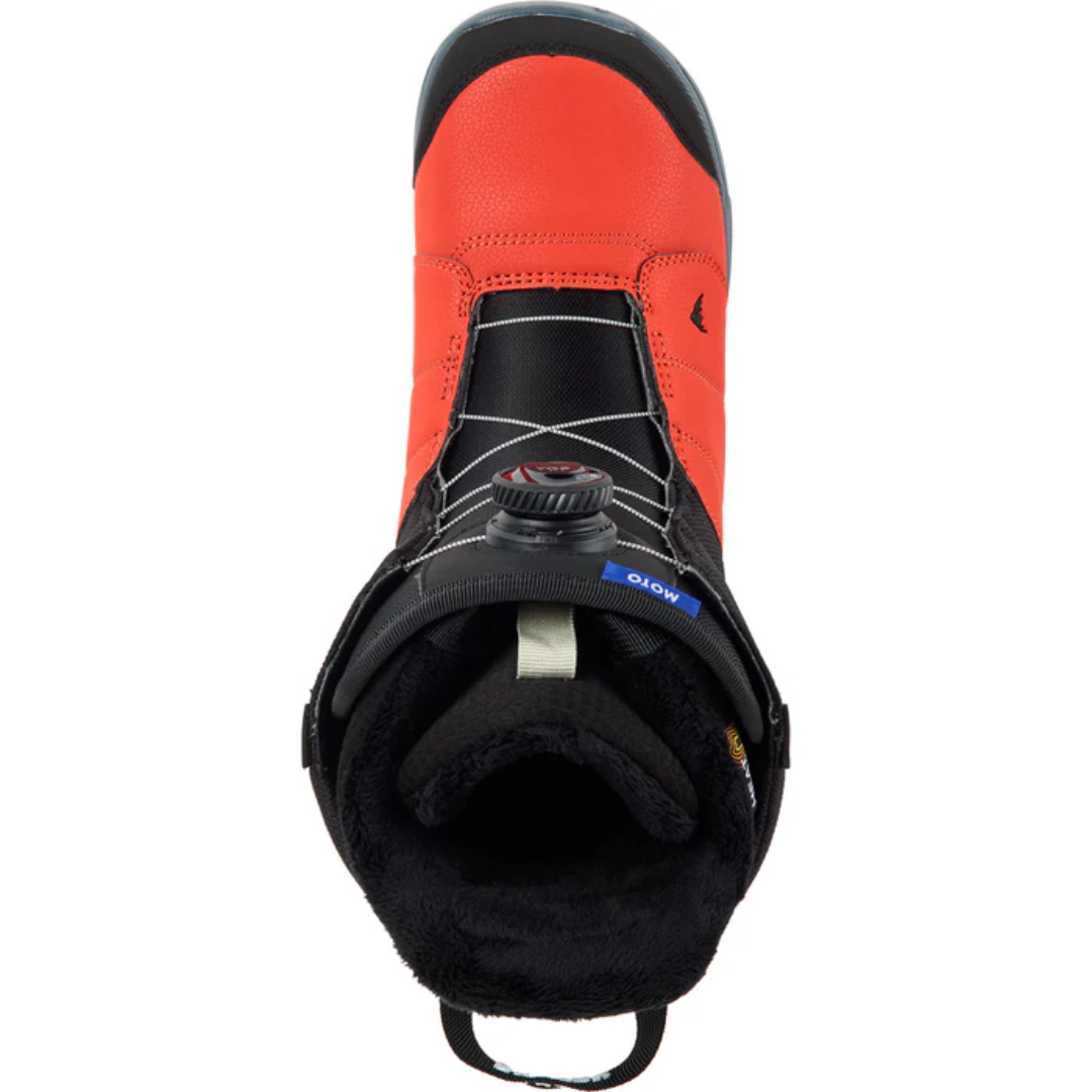 Burton Burton - Men's Moto BOA® Snowboard Boots - Black / Fiesta Red Black / Fiesta Red 9 Mens Boa Snowboard Boots 6 to 15 US Mens size