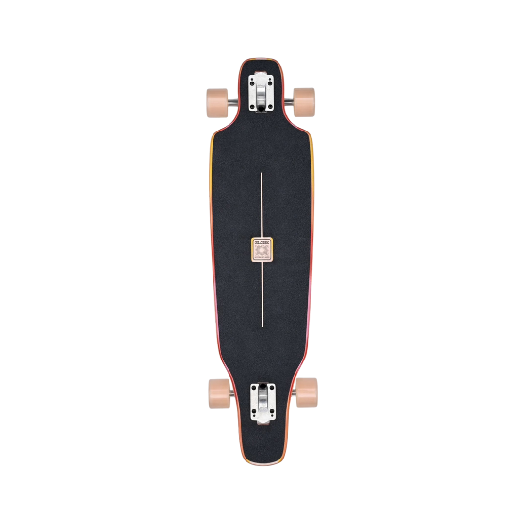 Globe Globe Outliner - Scorch Scorch Longboard Complete - Drop Through Trucks