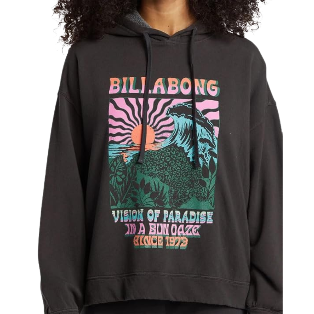Billabong Billabong Women's Keep It Up Pullover Black Sands XS Womens Pull Over Hoodies