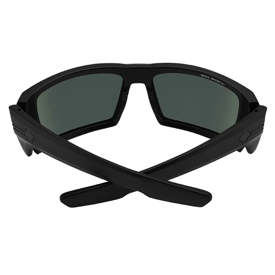 Spy Spy Rebar Men's Sunglasses - ANSI Matte Black - Happy Boost Polar Black Mirror Mens Sunglasses Polarized