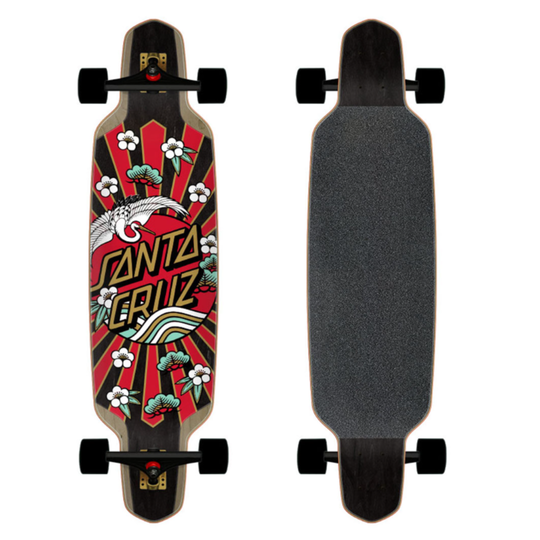 Santa Cruz Santa Cruz Drop Down Crane Dot Crane Dot 9.5 X 37.52 Longboard Deck - Drop Deck