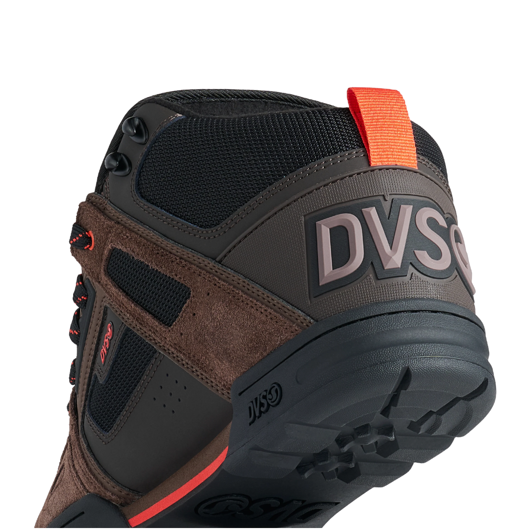 DVS DVS Men's Comanche Boot - Coffee Black Orange Suede Coffee Black Orange Suede 10 Mens Winter Boots 6 to 18