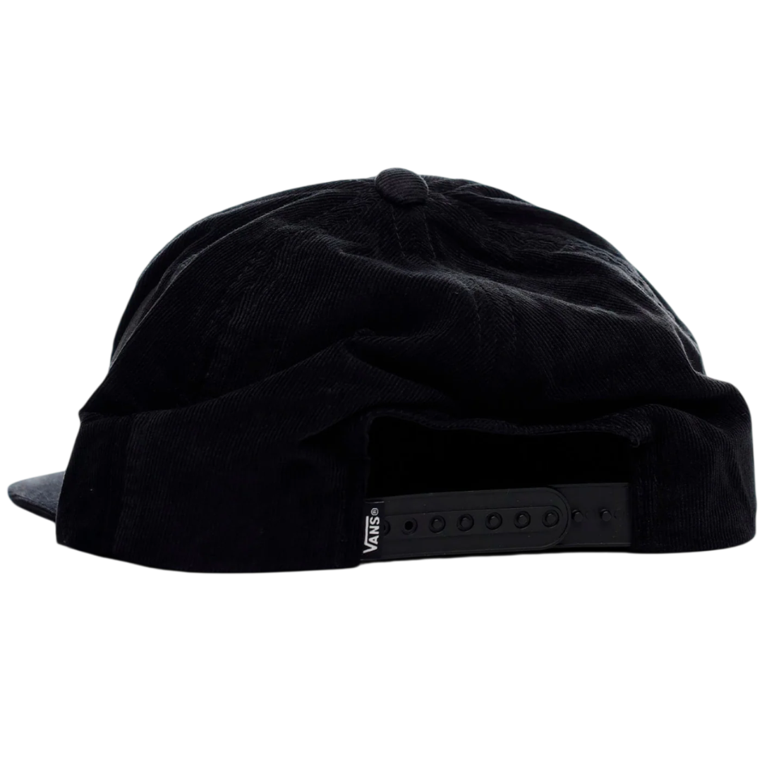 Vans Vans Men's KNU Patch Unstructured - Black Black One Size Mens Hats Flat Brim