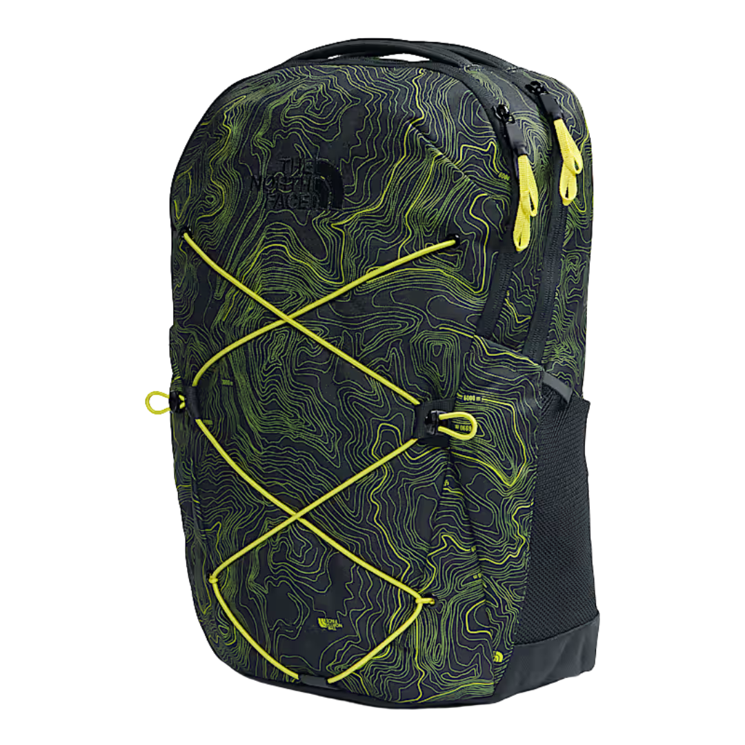 The North Face The North Face Jester - Sun Yellow TNF Topo Print/TNF Black Sun Yellow TNF Topo Print/TNF Black OS Bags Snow and hike Backback