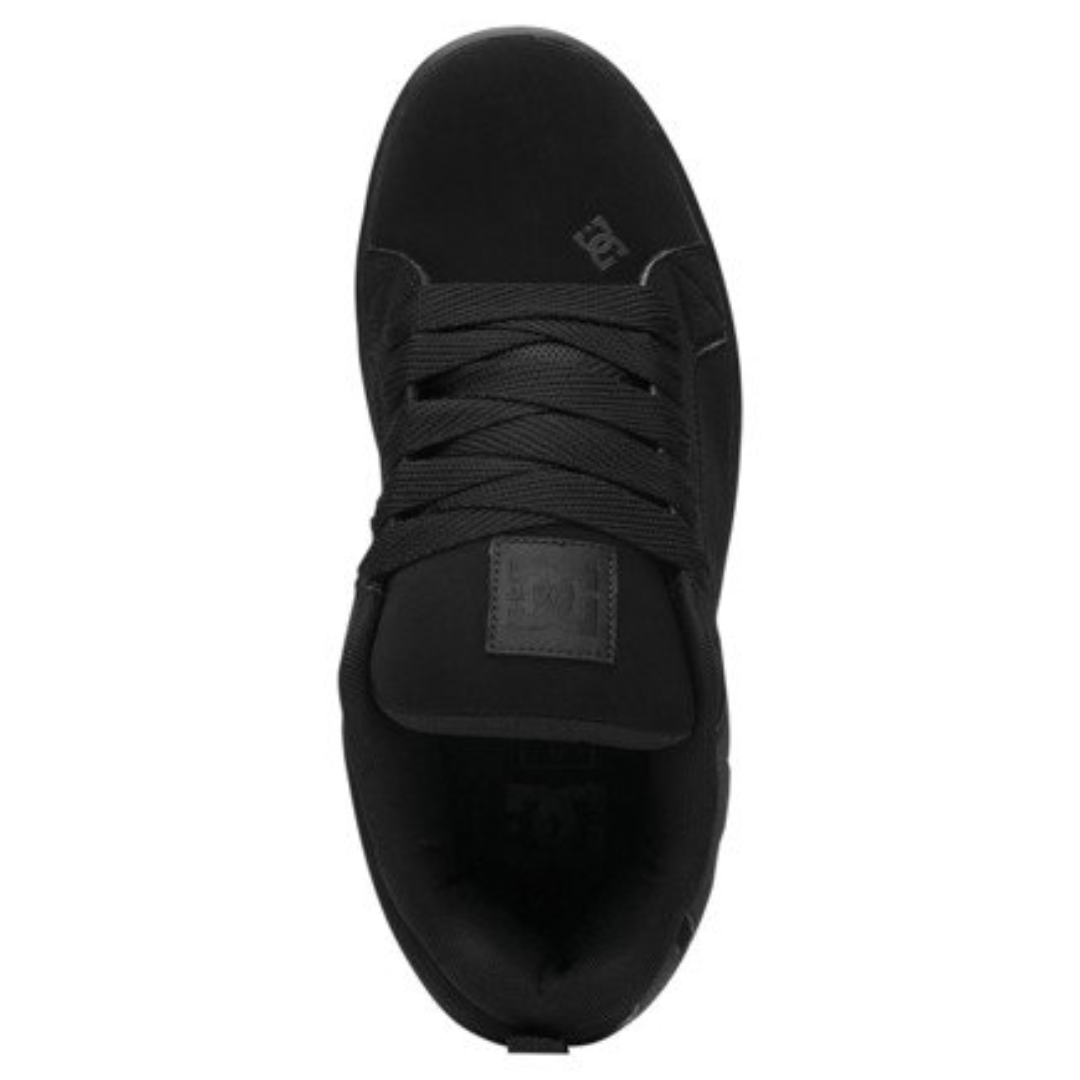DC DC Men's Court Graffik Skate Shoes-Black/Black/Black Black/Black/Black 11 Mens Skate Shoes 6 to 18