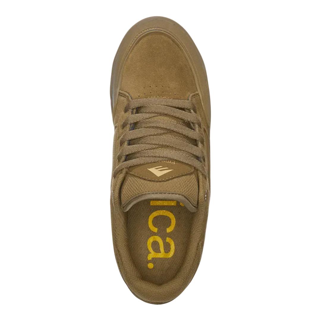 Emerica Emerica Men's Heritic Shoe - Brown/Gum Brown/Gum 9 Mens Skate Shoes 6 to 18