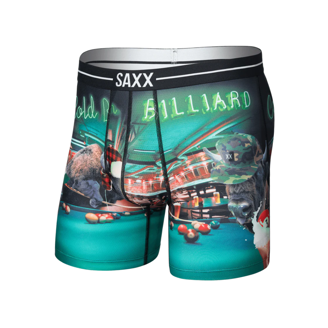 Saxx Saxx Men's Volt Breathable Mesh Boxer Brief - TGI Guyday-Green TGI Guyday-Green M Mens Boxer Brief Underwear