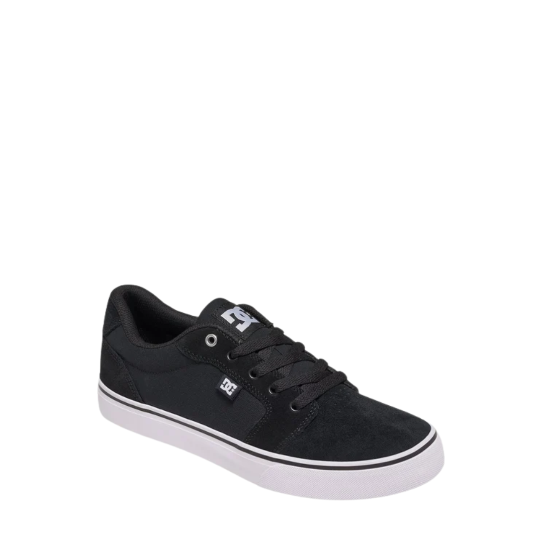 DC DC Men's Anvil Shoes - Black/White/Black Black/White/Black 8.5 Mens Skate Shoes 6 to 18
