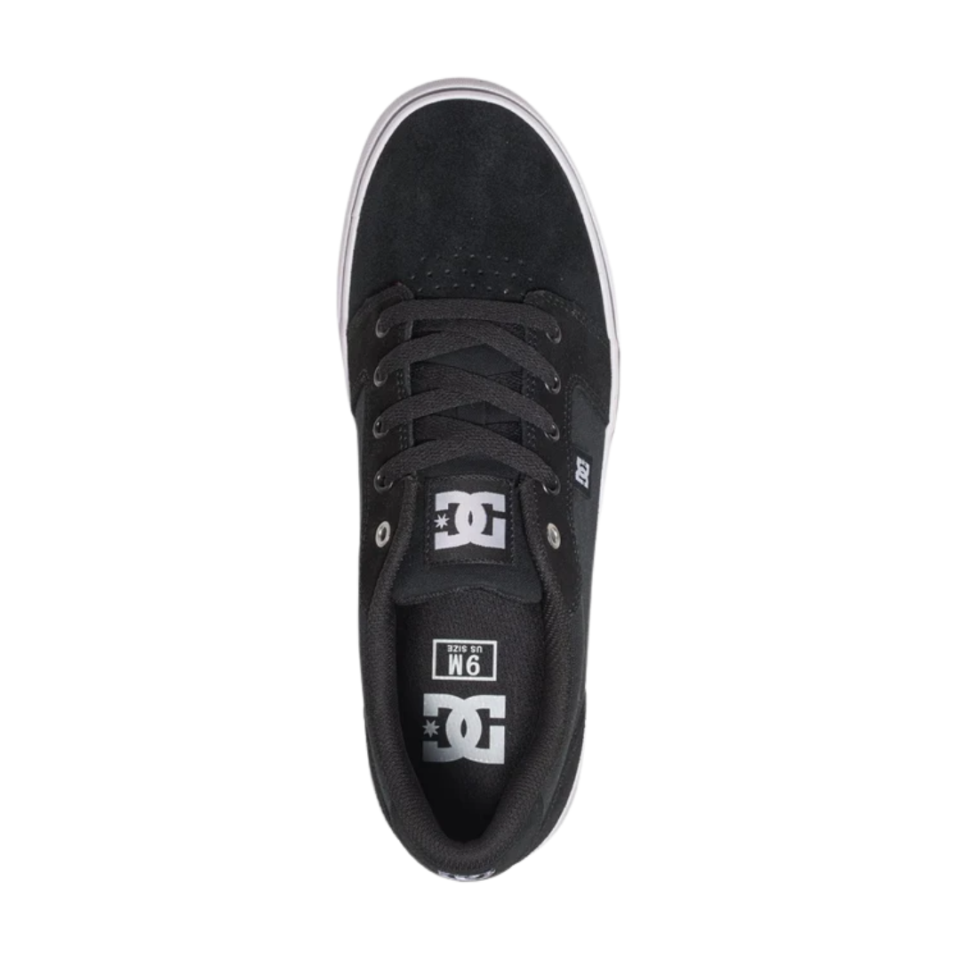 DC DC Men's Anvil Shoes - Black/White/Black Black/White/Black 8.5 Mens Skate Shoes 6 to 18