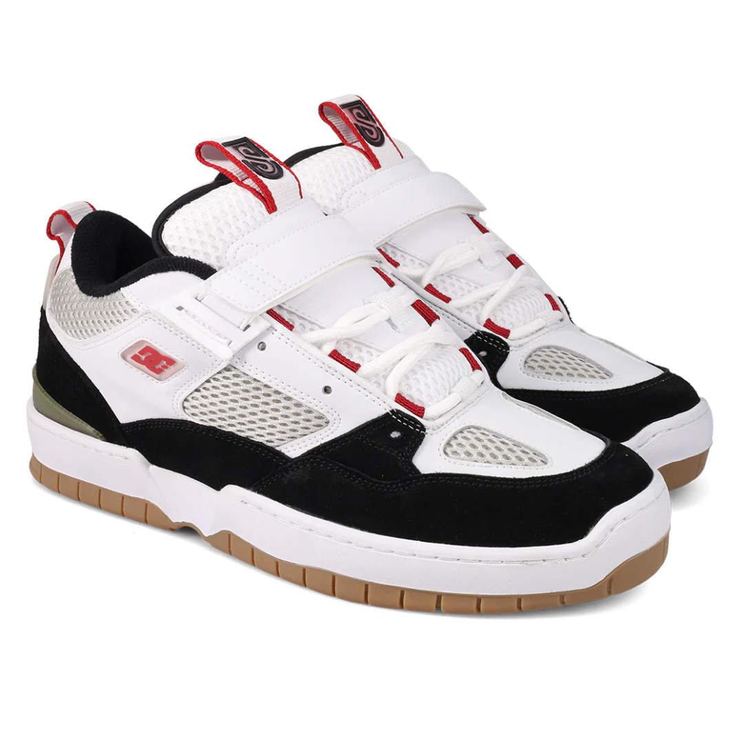 DC DC Men's JS 1 Shoes - Black/White/Red Black/White/Red 9 Mens Skate Shoes 6 to 18