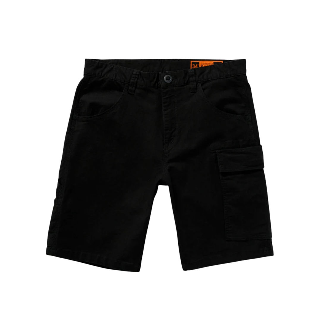 Volcom Volcom Men's Caliper II Relaxed Work Short - Black Black 30 Mens Casual Shorts