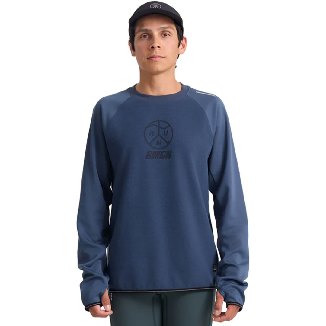 Roark Roark Men's White Cloud Crew - Navy Navy S Mens Pullover Hoodies