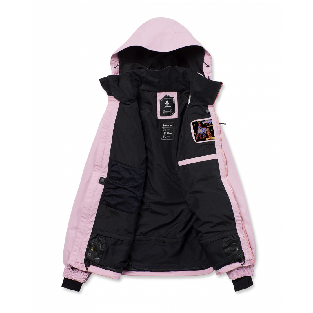 Volcom Volcom Men's Longo Gore-Tex Jacket - Pink Pink L Mens Gore-Tex Jackets