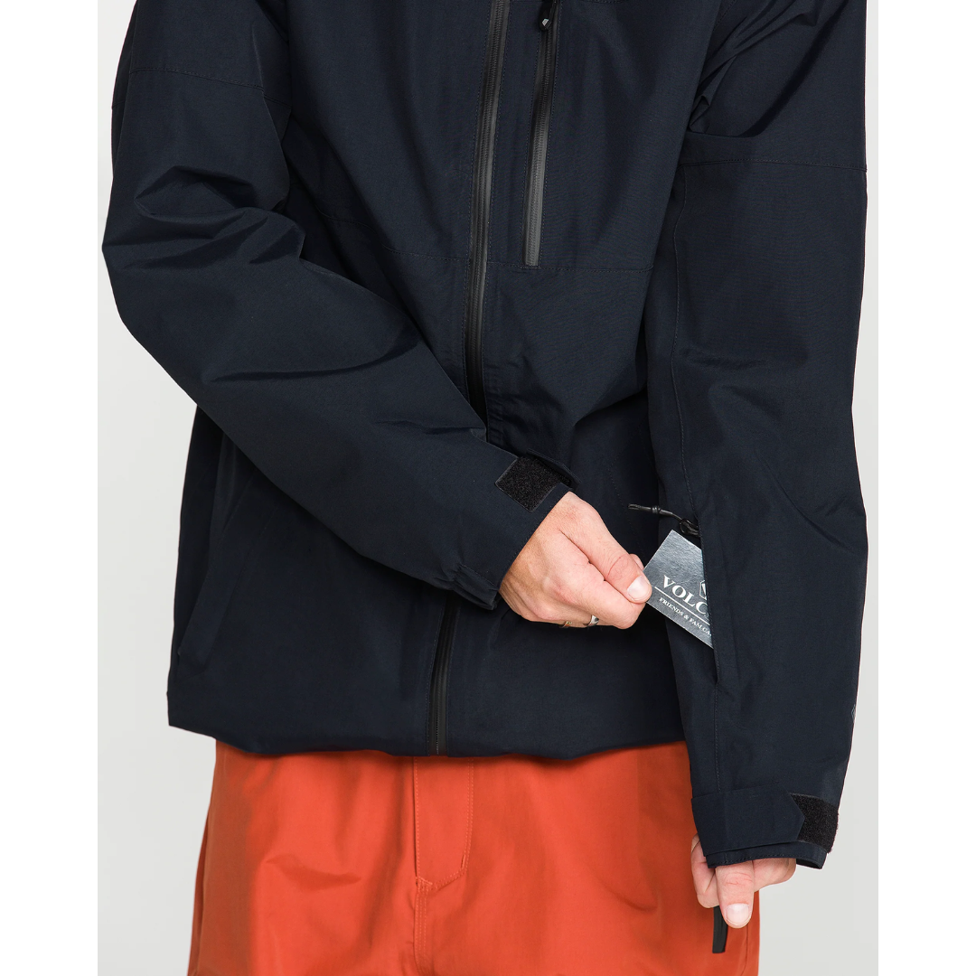 Volcom Volcom Men's L Gore-Tex Jacket - Black Black M Mens Gore-Tex Jackets
