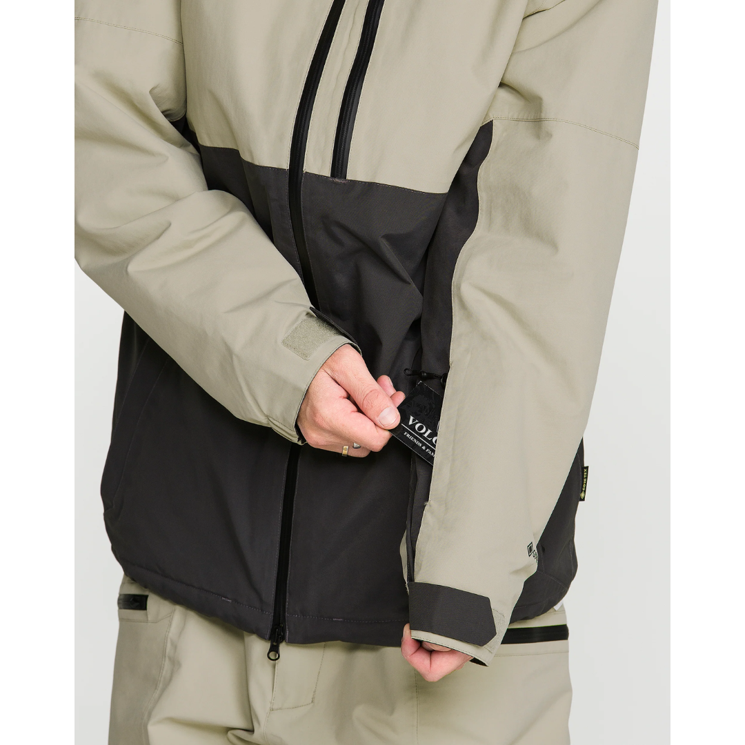 Volcom Volcom Men's L Gore-Tex Jacket - Dark Grey Dark Grey M Mens Gore-Tex Jackets