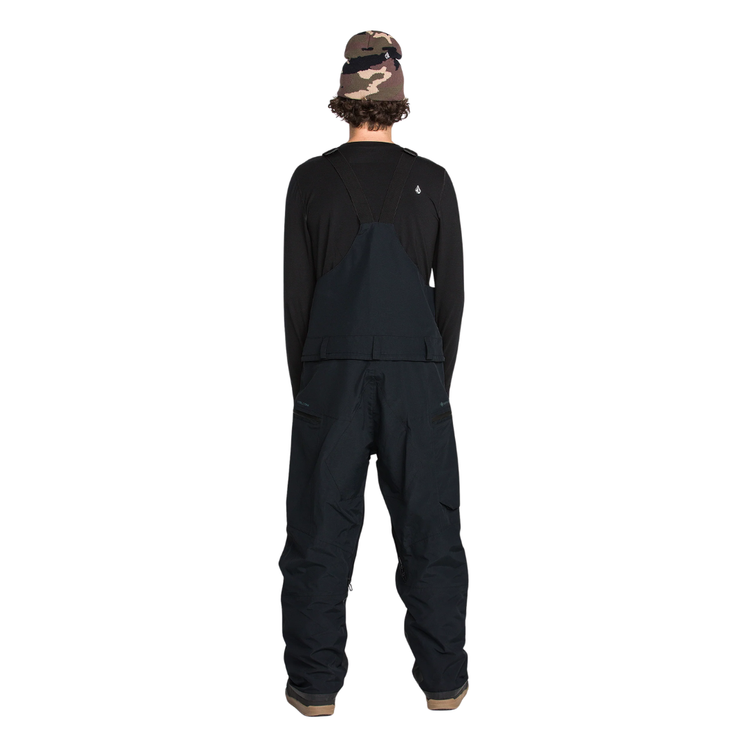 Volcom Volcom Men's Rain Gore Bib Overall - Black Black M Mens Gore-Tex Snowboard Pants