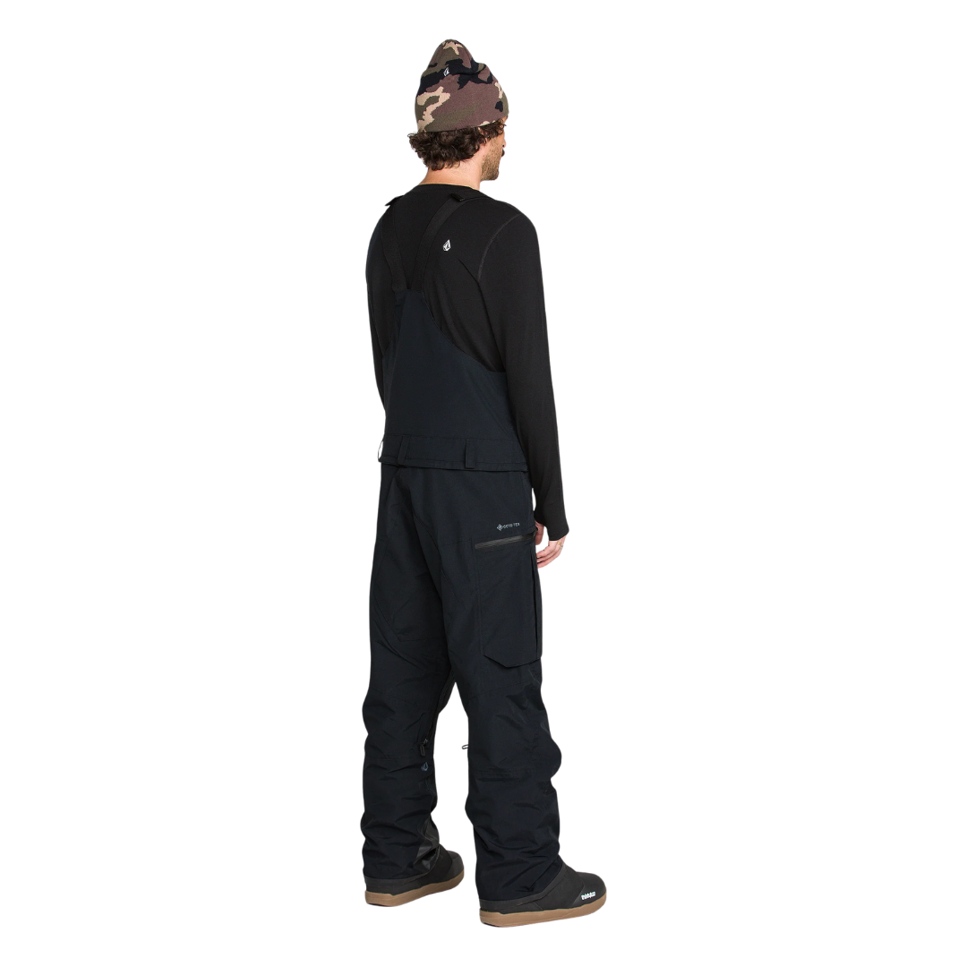 Volcom Volcom Men's Rain Gore Bib Overall - Black Black M Mens Gore-Tex Snowboard Pants