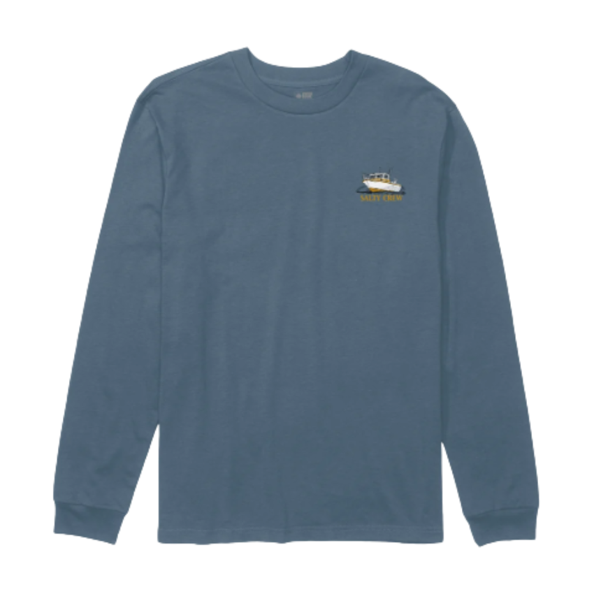 Salty Crew Salty Crew Men's Throttle LS Tee Slate S Mens Long Sleeve T-Shirts