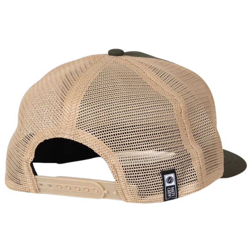 Salty Crew Salty Crew Men's Coordinates Trucker Deep Green 1SZ Mens Hats Flat Brim