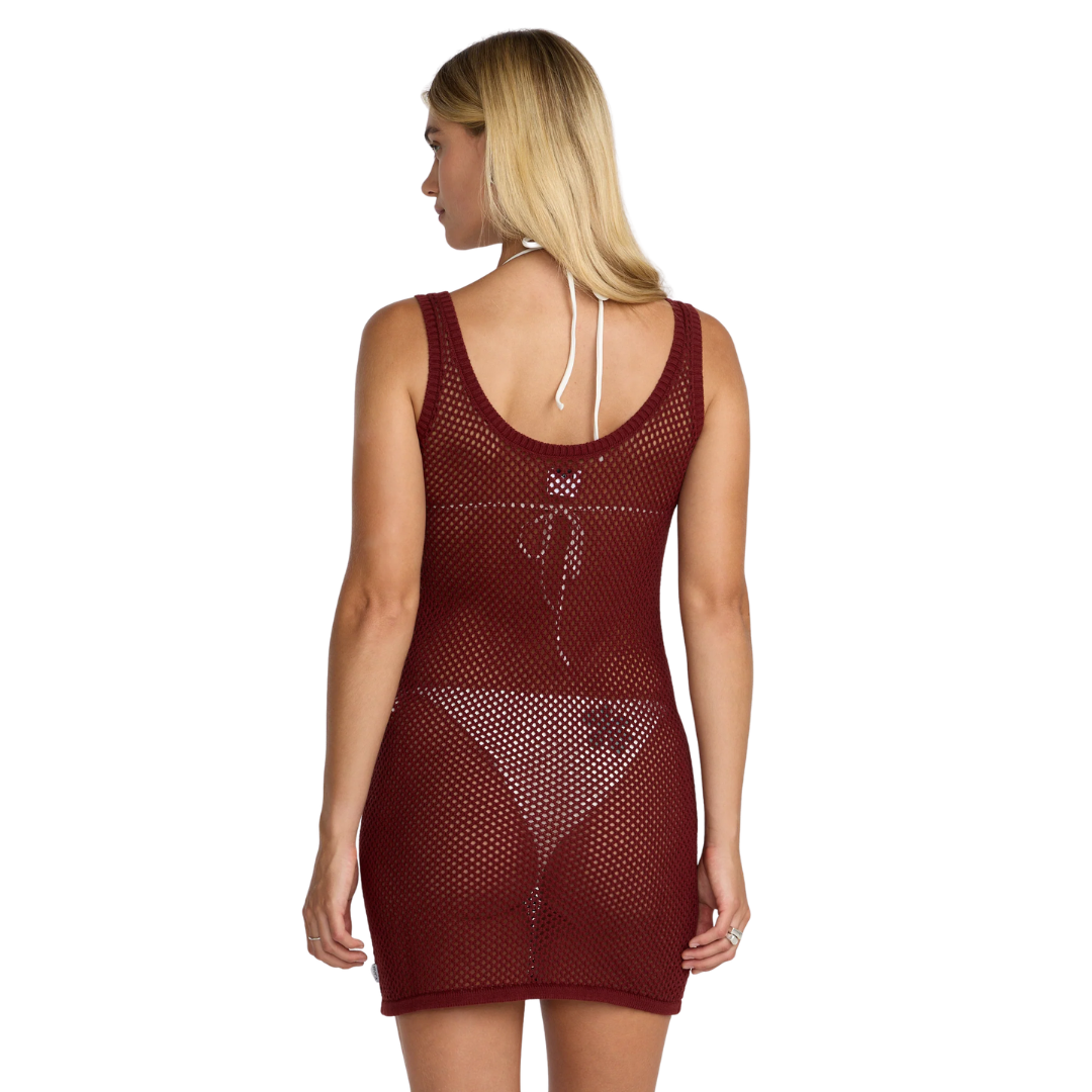 RVCA RVCA Women's Key West Dress - Madder Brown Madder Brown S Womens Dresses