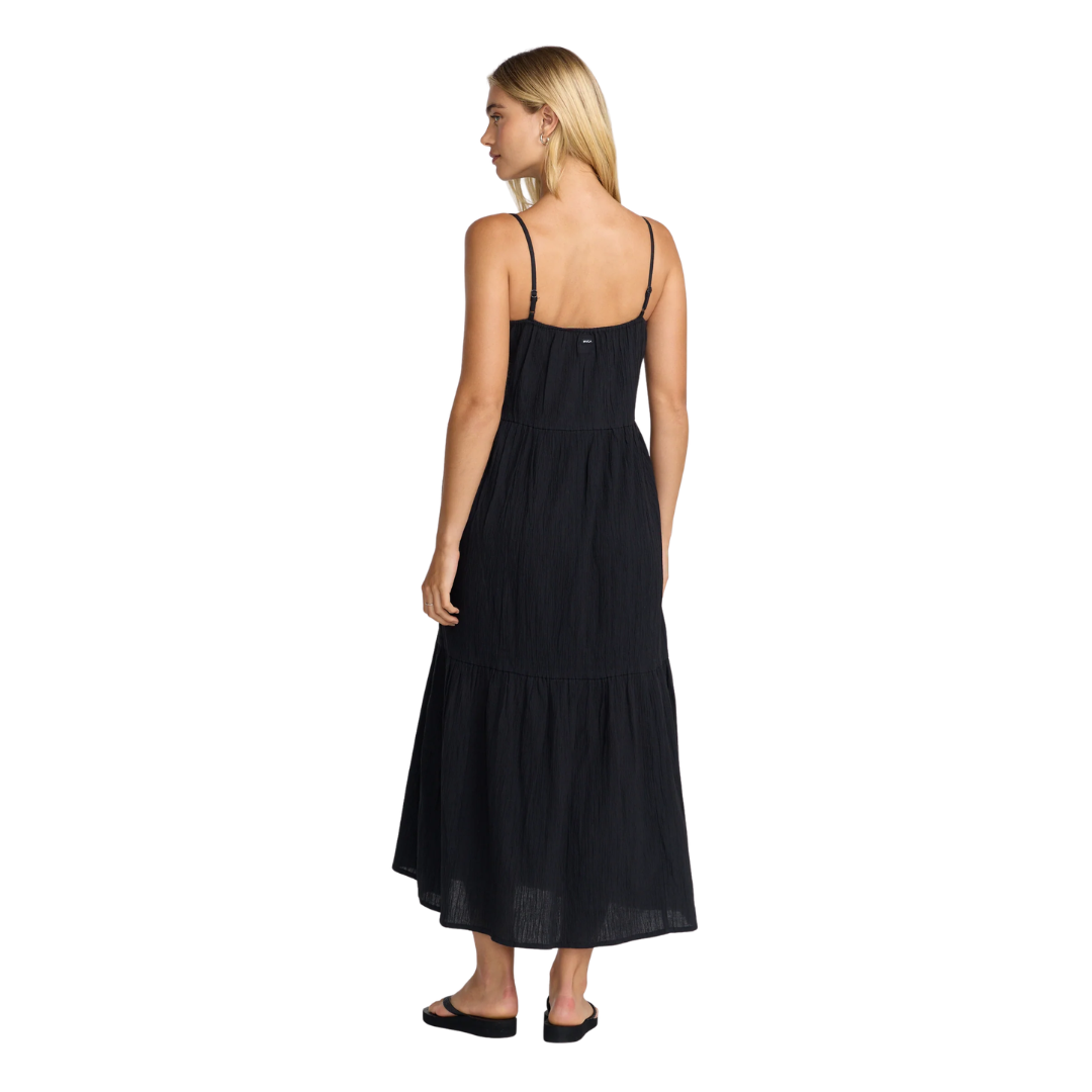 RVCA RVCA Women's New Yume Maxi Dress - RVCA Black RVCA Black XS Womens Long Dresses