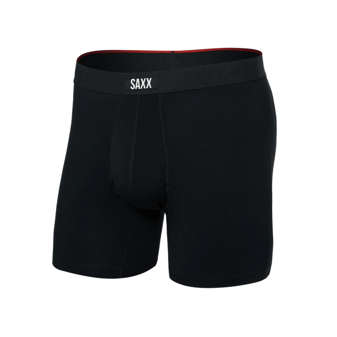 Calzoncillos bóxer Saxx Vibe XTRA para hombre, color negro
