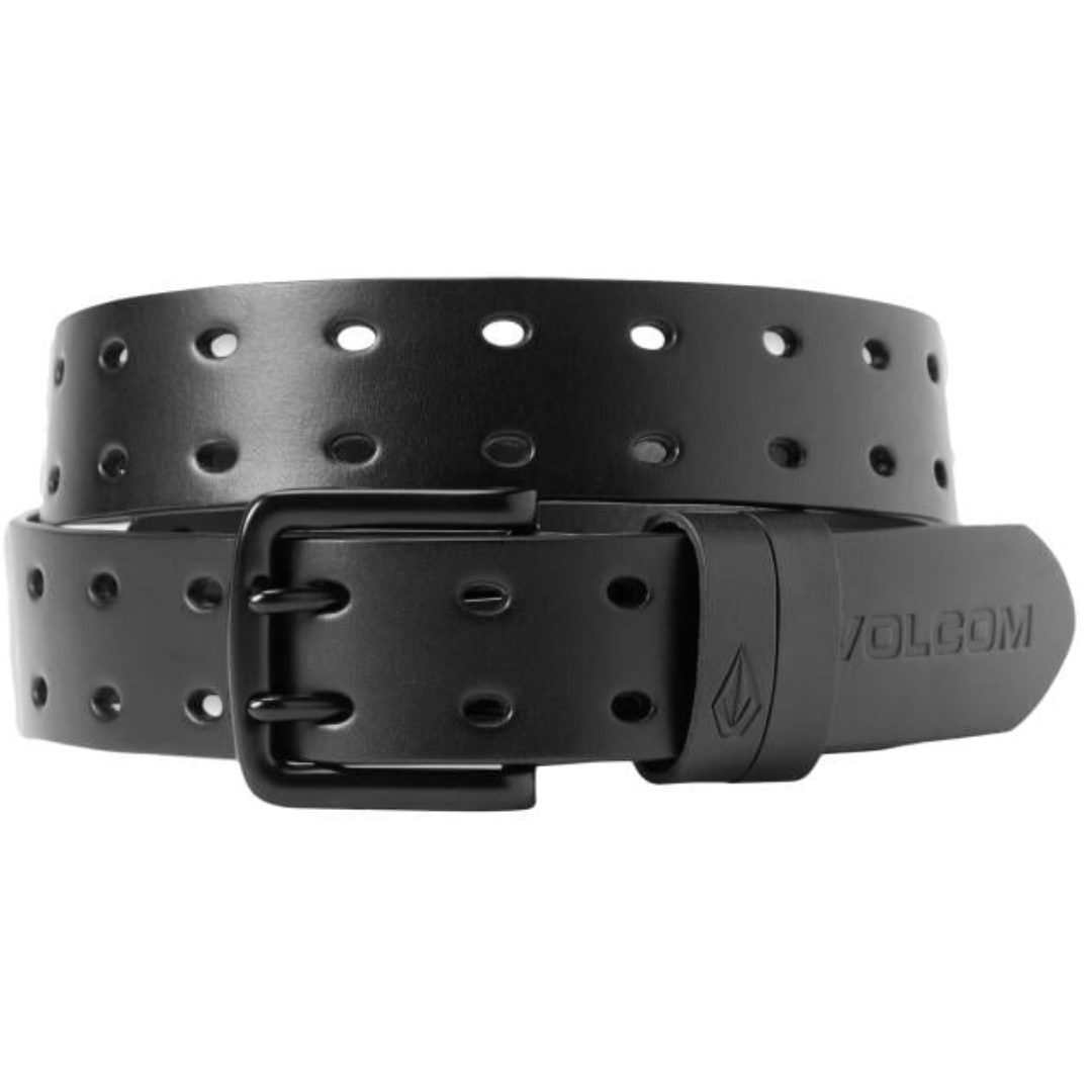 Cinturón de cuero con dos puntas Volcom para hombre