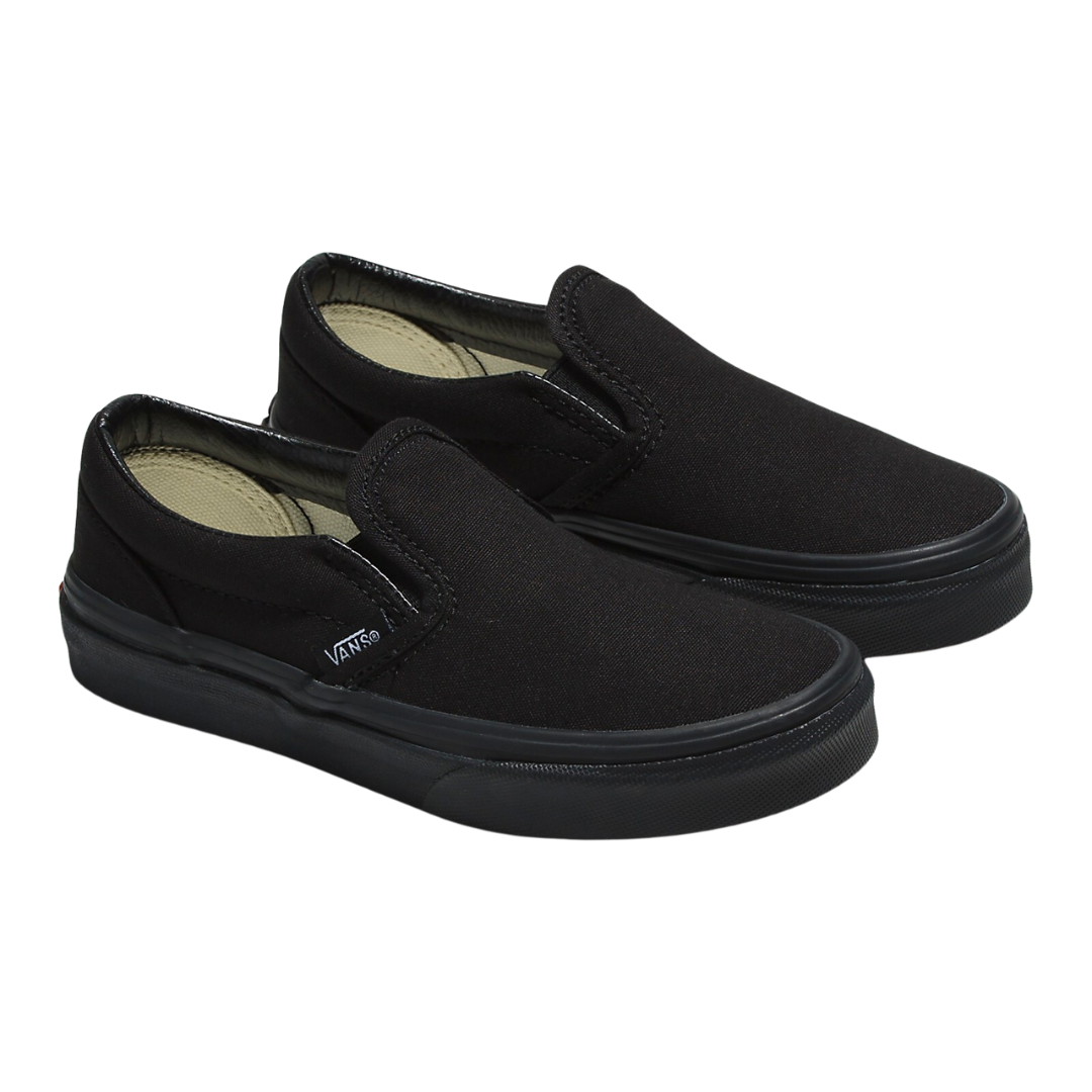 Vans Kids Classic Slip On - Negro/Negro