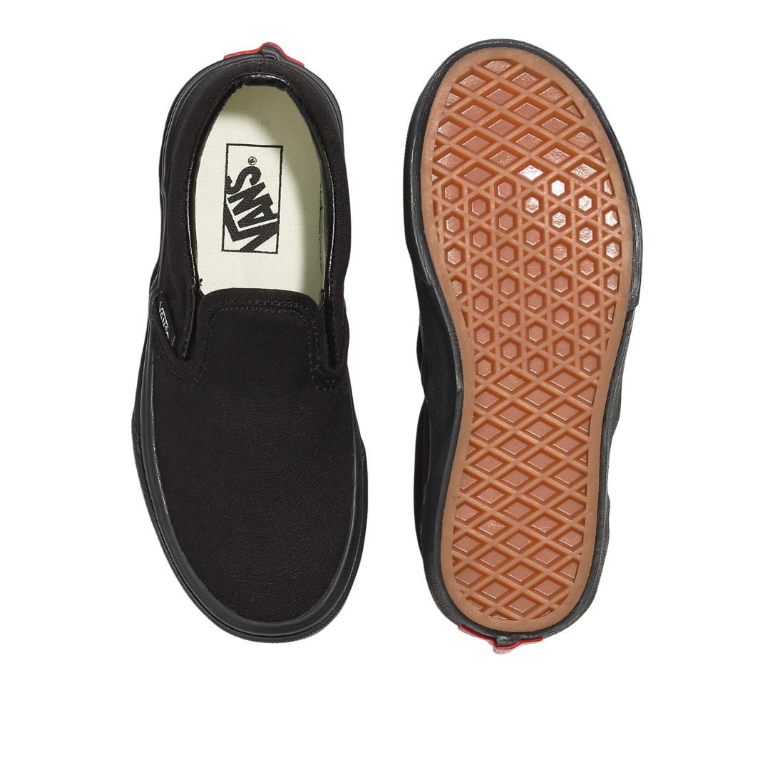 Vans Kids Classic Slip On - Negro/Negro