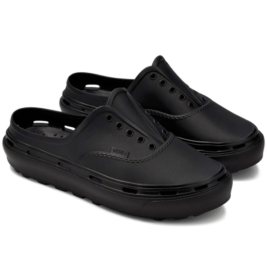 Vans Van's Unisex Authentic Mule FF - Black Black 9/10.5 Unisex Skate Shoes 6 to 18