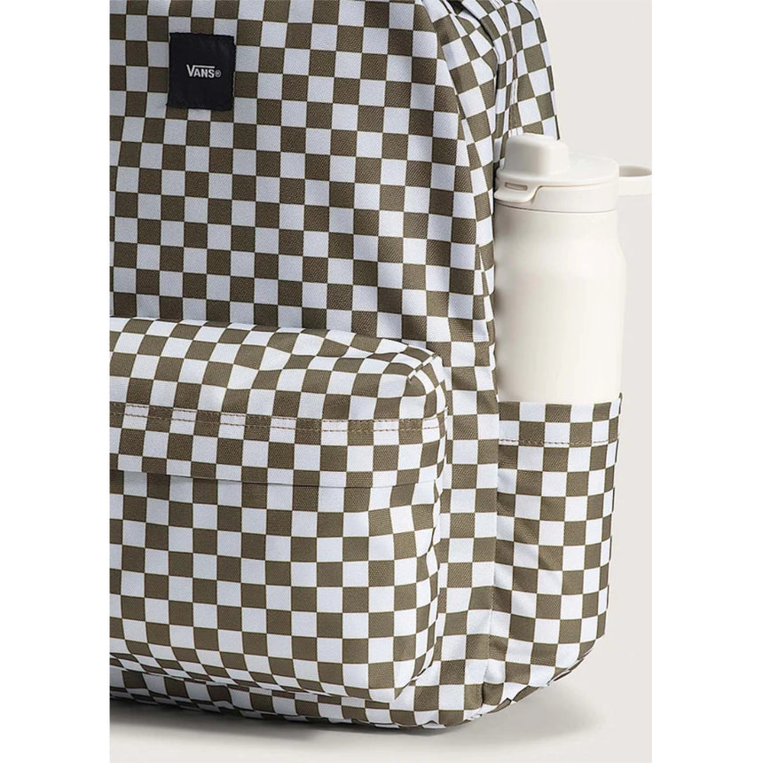Vans Vans Old Skool Check Backpack Black/Charcoal One Size Bags School Backpack